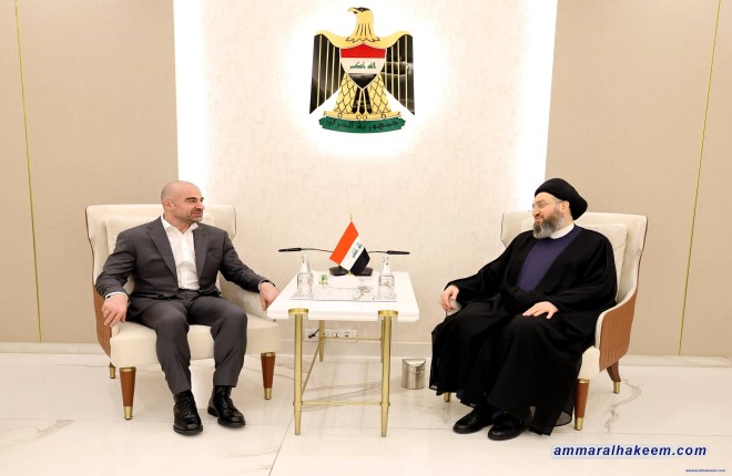 السيد الحكيم يلتقي بافل طالباني ويؤكد تسريع الاستحقاقات الدستورية واعتماد الحوار لتعزيز الاستقرار في العراق والمنطقة
