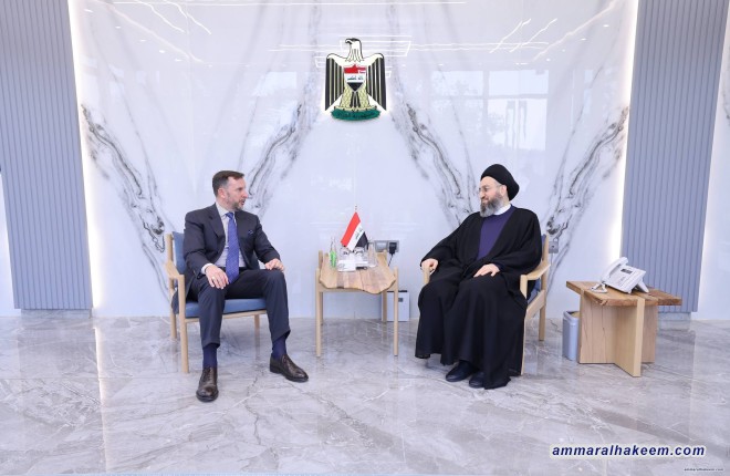 السيد عمار الحكيم يبحث مع السفير الإيطالي تعزيز العلاقات ويؤكد ضرورة تشكيل حكومة كاملة الصلاحيات ودعم الاستقرار الإقليمي