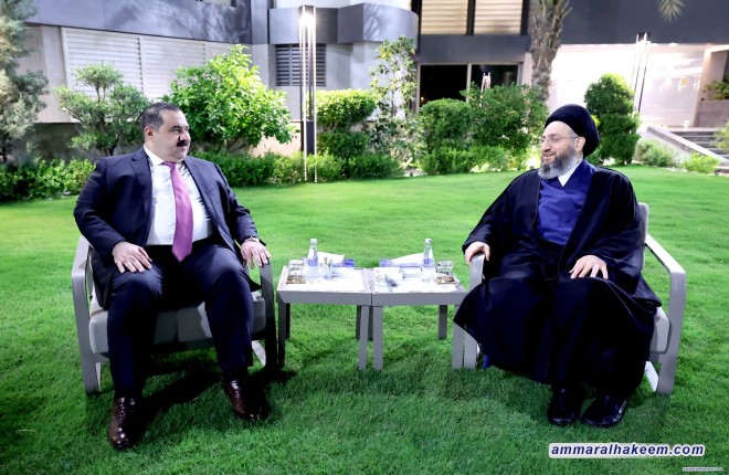 السيد الحكيم والسامرائي يؤكدان ضرورة إنهاء الانسداد السياسي وتشكيل حكومة كاملة الصلاحيات