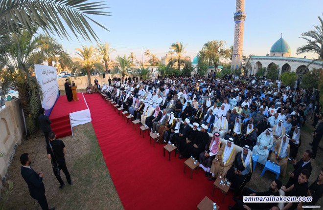 السيد الحكيم من التاجي: الوحدة الوطنية ودعم الإصلاح ومكافحة الفساد ركائز تجاوز التحديات الاقتصادية