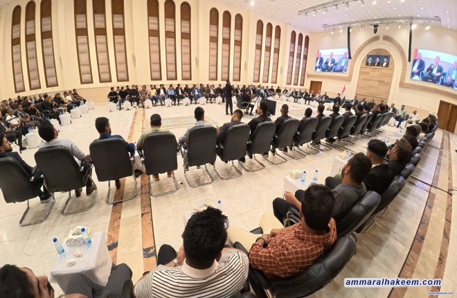 السيد الحكيم يؤكد دعم مكافحة الفساد ويدعو إلى تنويع الاقتصاد العراقي