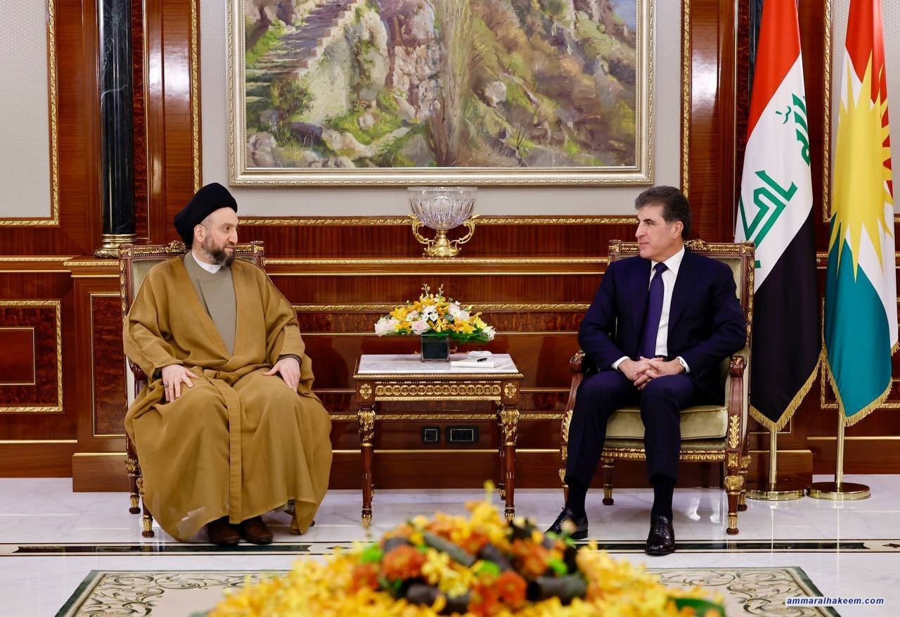 Sayyid Al-Hakeem meets Kurdistan Region of Iraq President