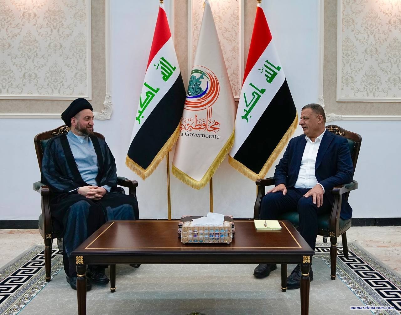 Sayyid Al-Hakeem meets Diyala Governor, Department Directors, Security Leaders, calls to adopt strategic plans to deliver services