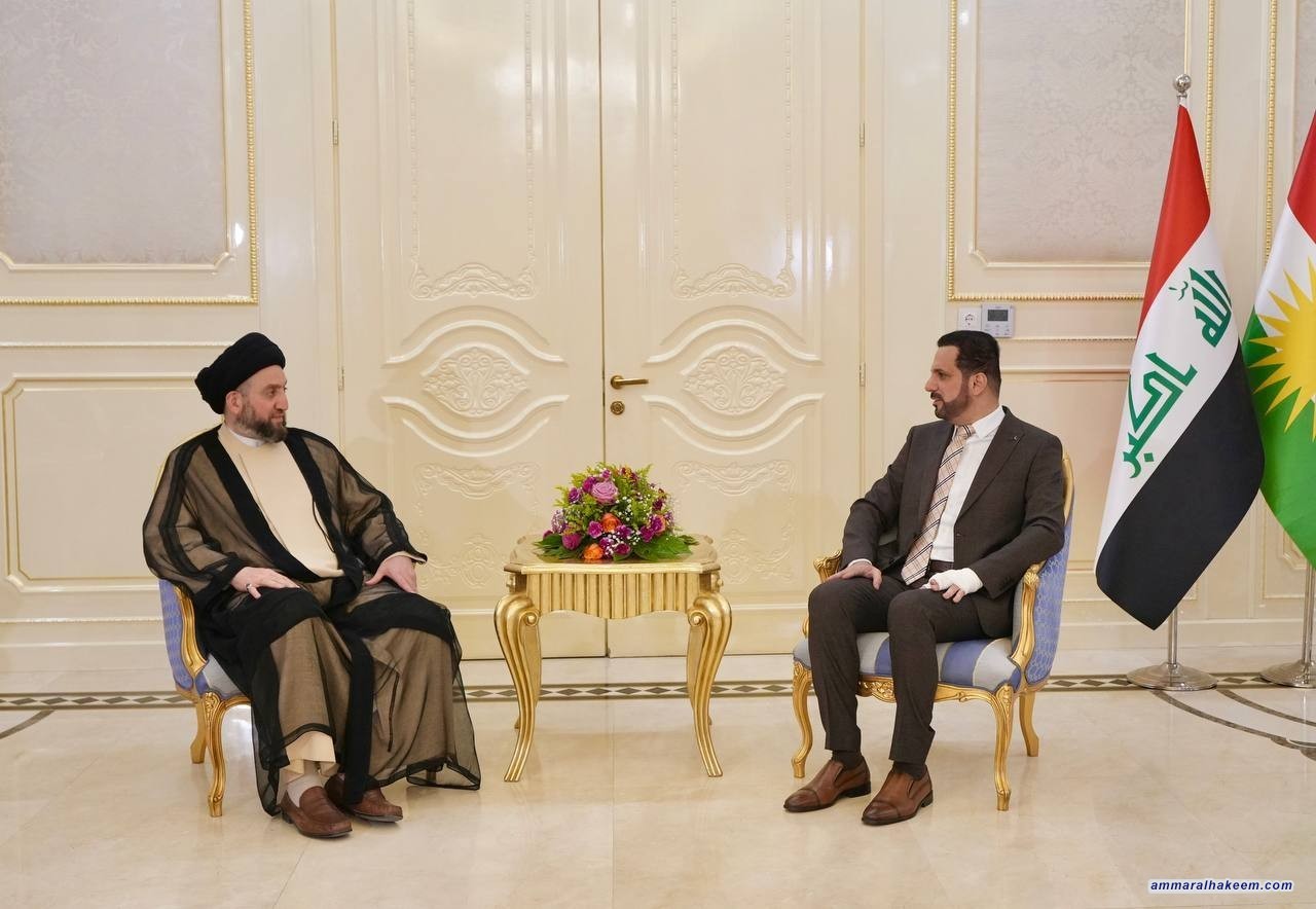 Sayyid Al-Hakeem meets New Generation Movement Chairman, Shaswar Abdulwahid