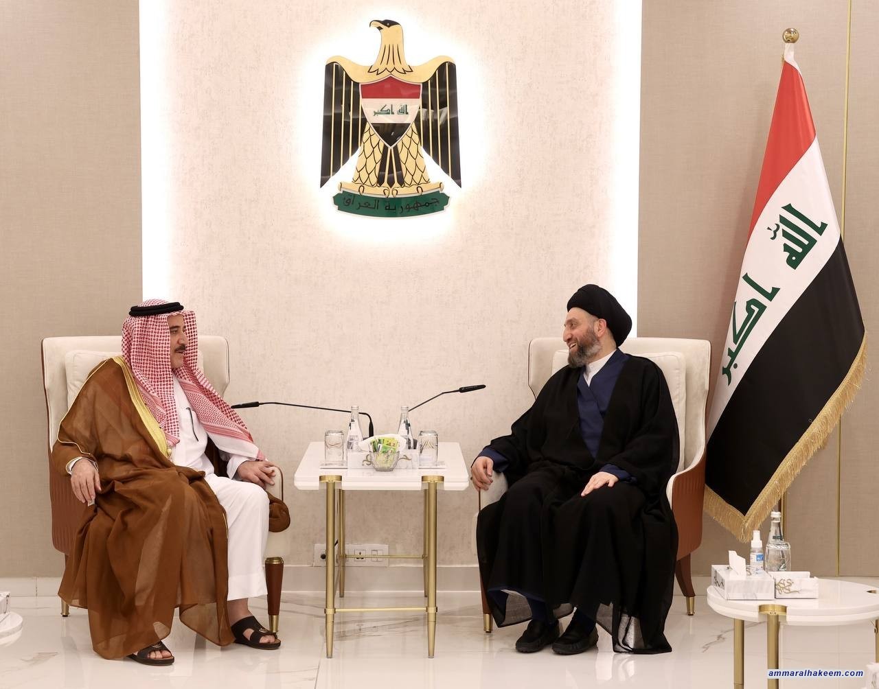 السيد الحكيم يشيد بخطوة الوقف السني بخدمة زائري الامام الحسين ويعدها مشهدا لتجسيد الوحدة الوطنية