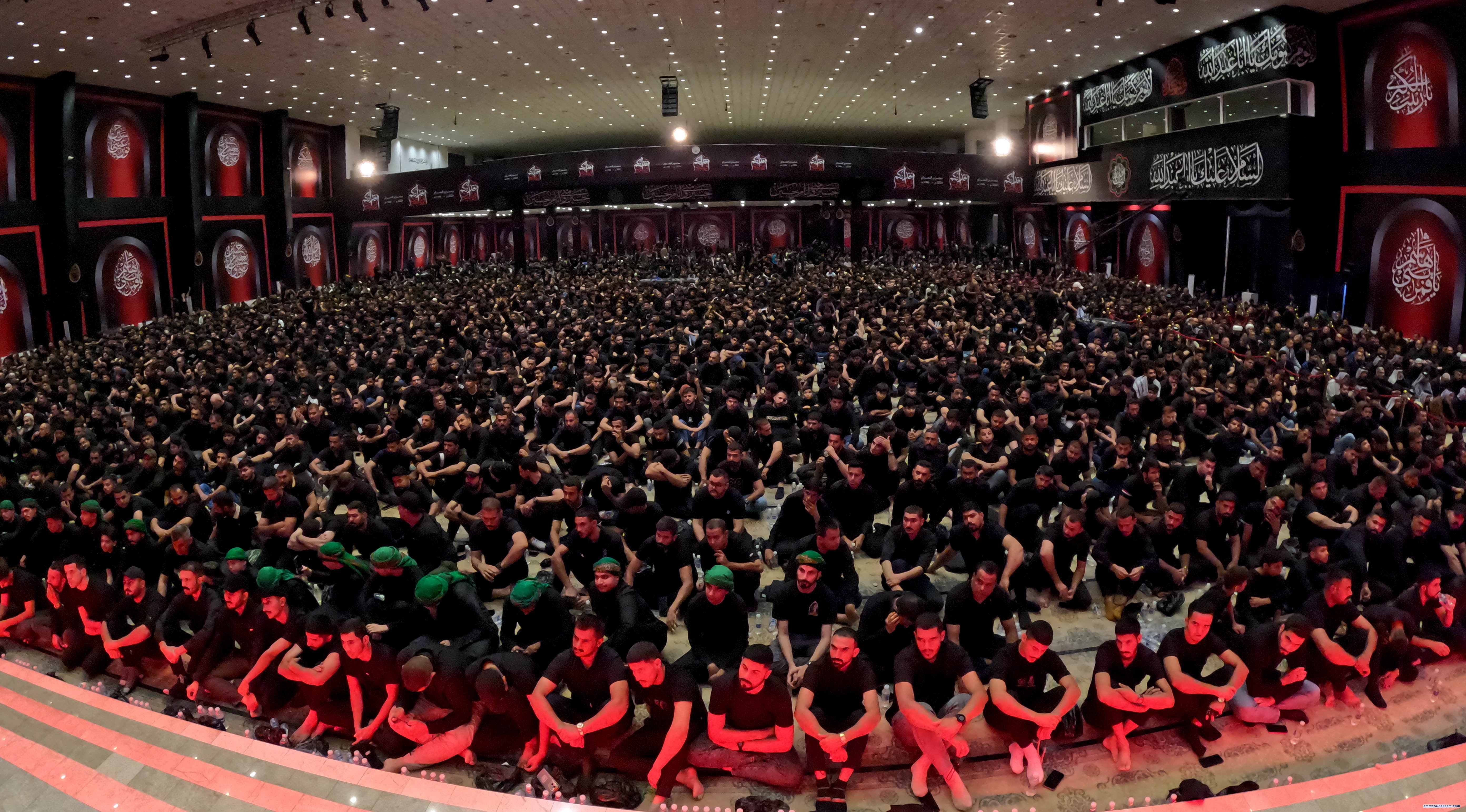 تقرير مصور .. الليلة الاولى من شهر محرم الحرام - العزاء المركزي للسيد الحكيم  1446 هـ - 2024م