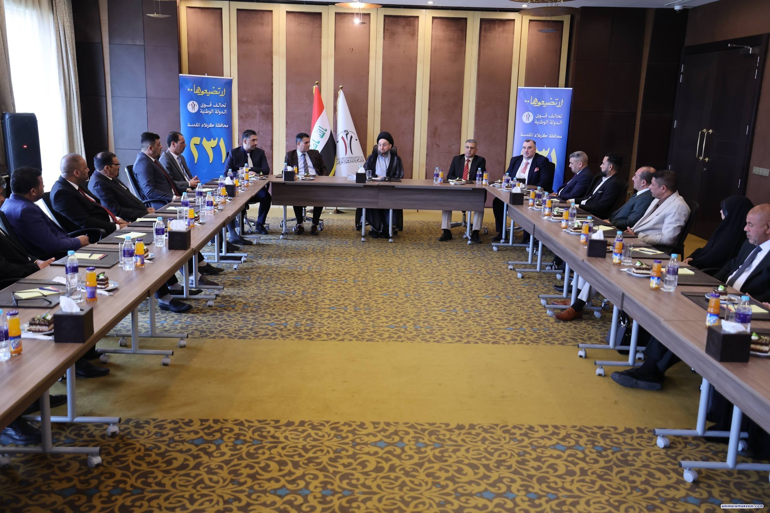 السيد الحكيم من كربلاء: الانتخابات القادمة مفصلية وتمكين الاعتدال يعزز استقرار العراق