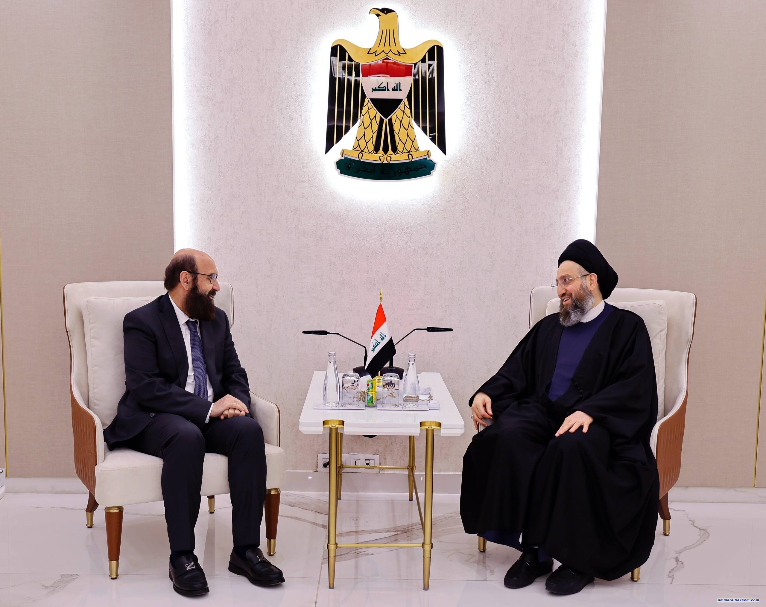 سەید حەكیم لەپێشوازی میری ئیزیدییەكان پاراستنی پێكهاتەی ئێزیدی و مافی نوێنەرایەتی كردنیان دووپات دەكاتەوە