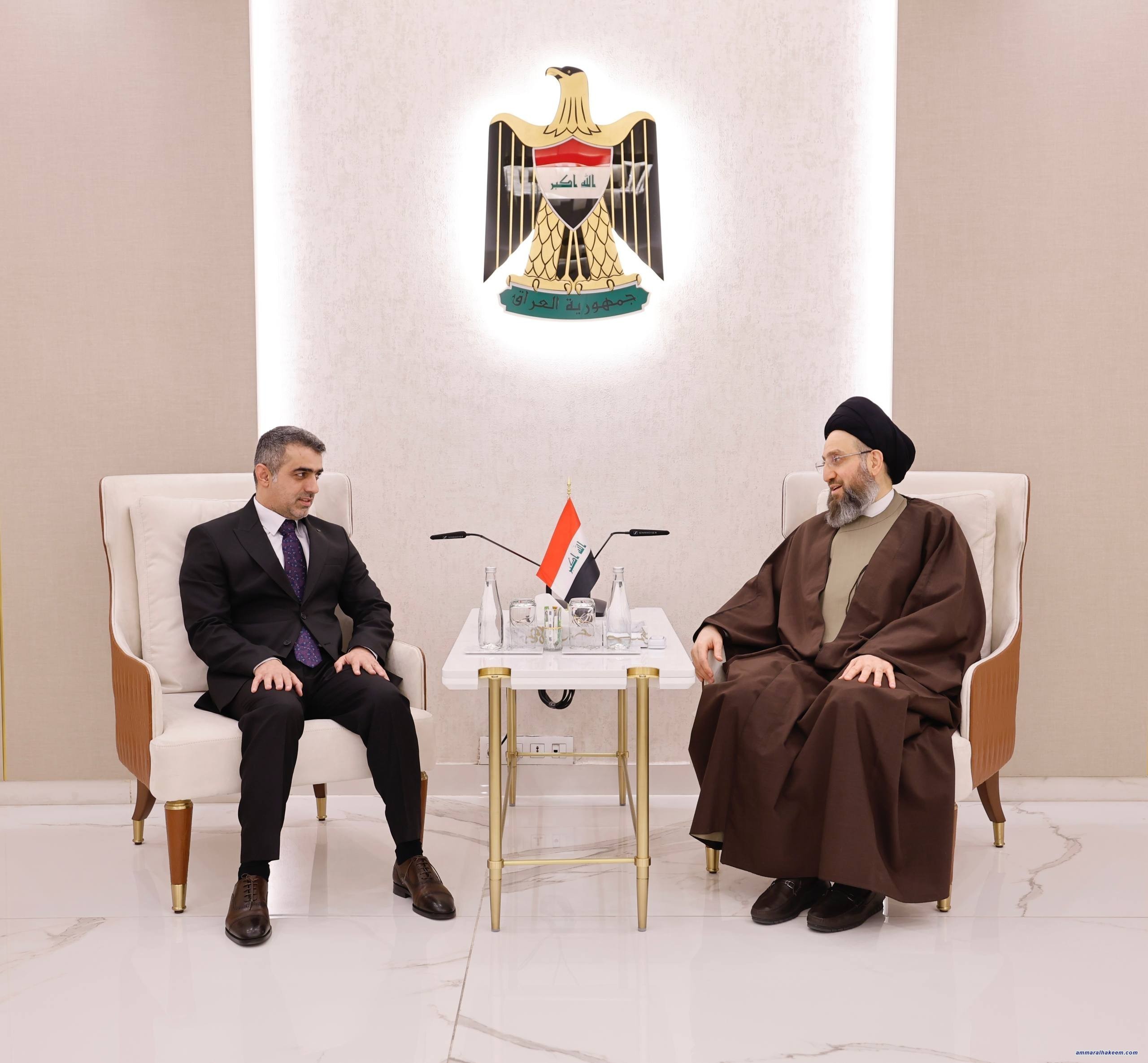 Sayyid Al-Hakeem Receives National Stance Movement, Affirms Adherence to Constitutional Timelines, Reinforce Sustainable Stability