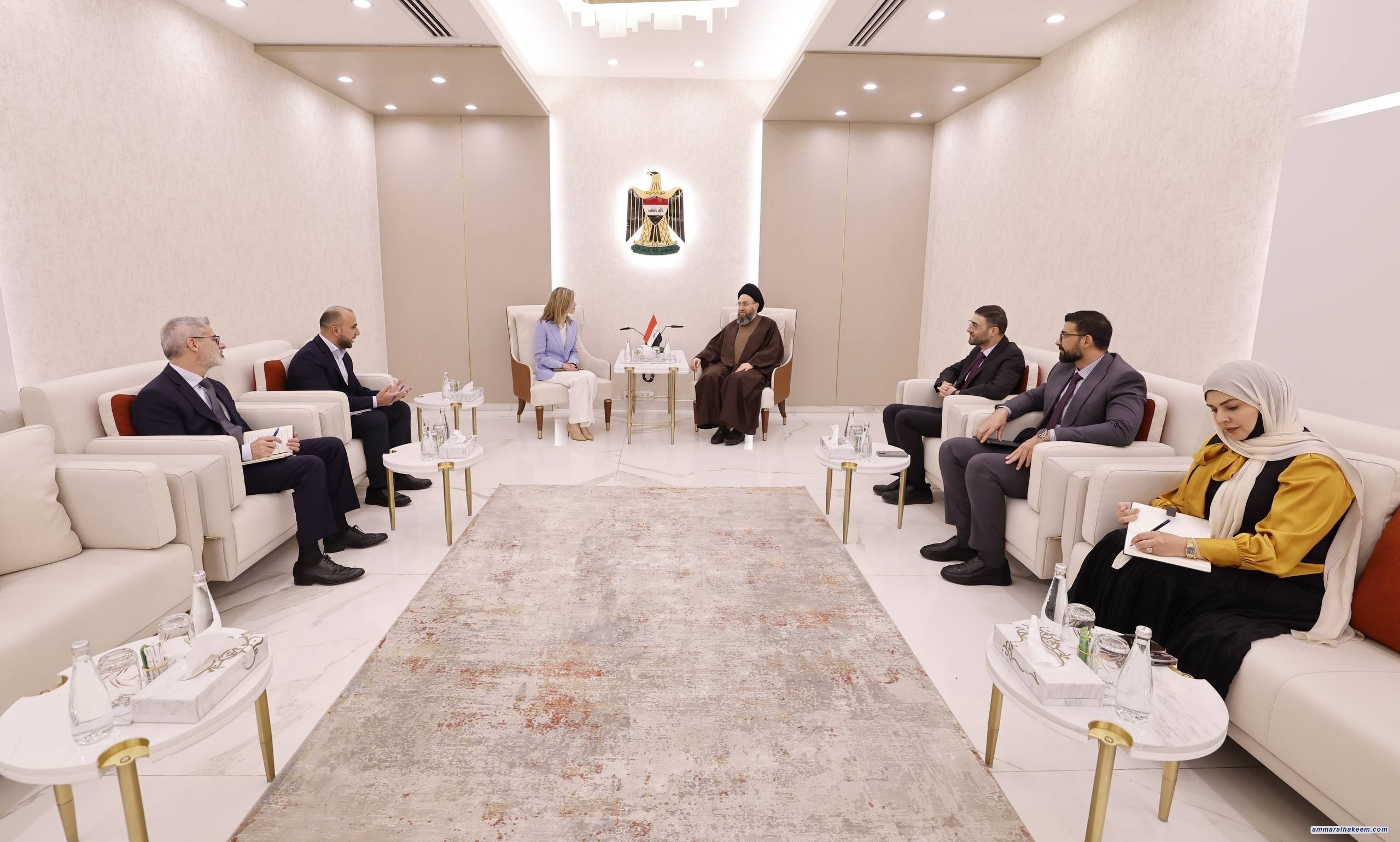 Sayyid Al-Hakeem Discusses Strengthening Bilateral Ties, Lauds Madrid’s Support for Iraq with Spanish Ambassador