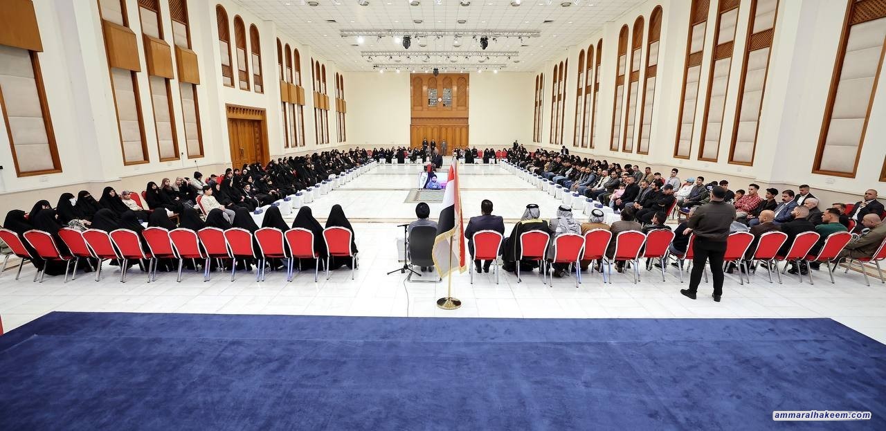 سەماحەتی حەكیم لە ئێوارە خوانێك لەگەڵ خانەوادەی شەهیدان: قوربانییەكان عێرایان بۆ كەسی خۆی گەڕاندەوە