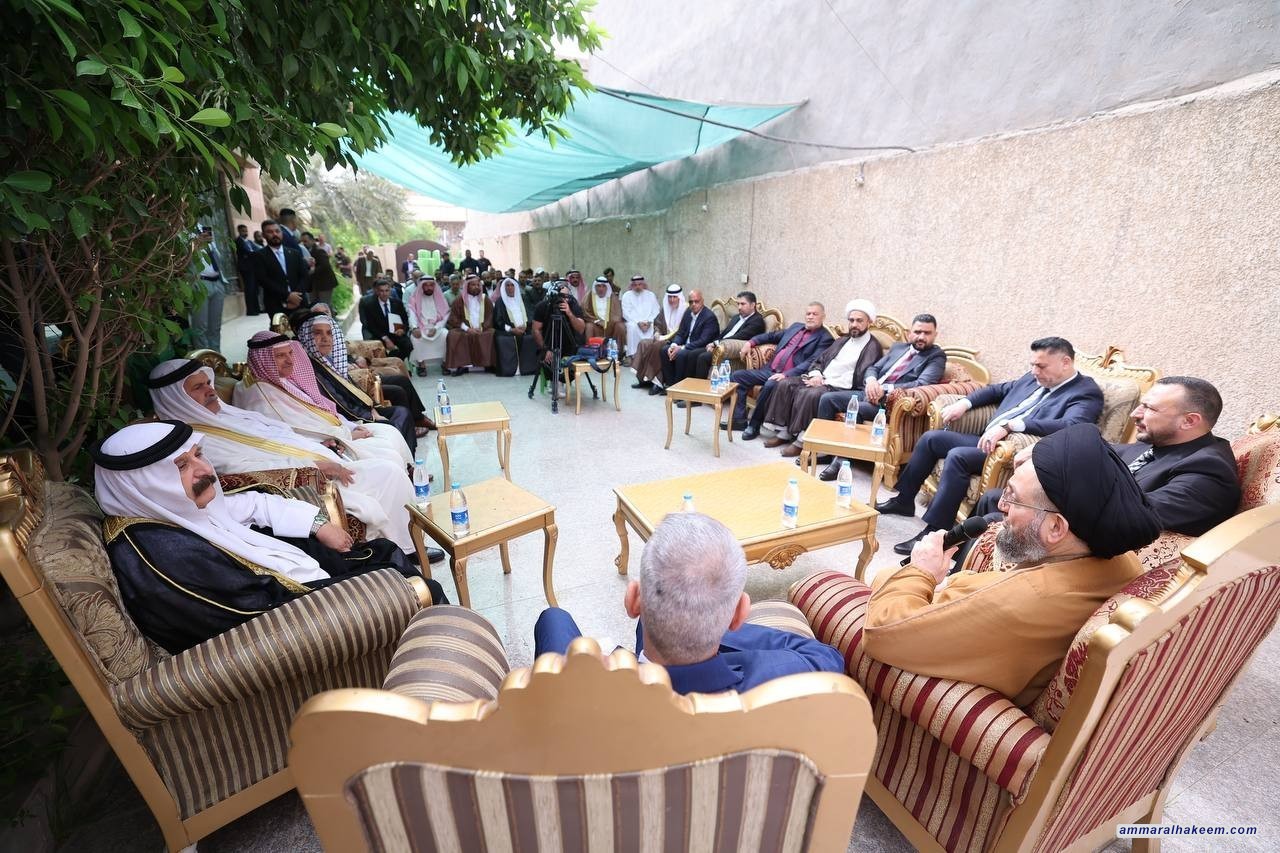 سەماحەتی حەكیم لە قەزای بەلەد: شانازی بە مێژووی قوربانییەكان دەكەین و پاڵپشتی خۆمان بۆ رۆڵەكانی شارەكە و نوێنەرایەتی ئەنجومەنی نوێنەران دووپات دەكەینەوە