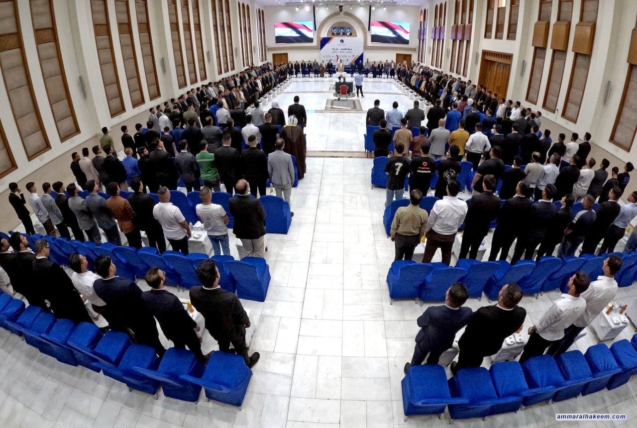 سەماحەتی حەكیم : لاوان هێزن بۆ عێراق و كلیلی داهاتوو و سەقامگیرین