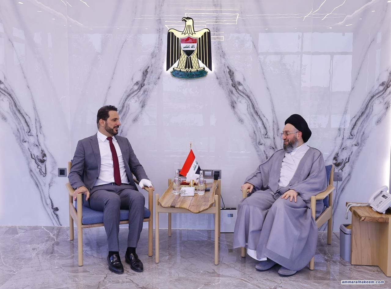 Sayyid Al-Hakeem Meets Al-Jeel Al-Jadeed Movement Leader Shaswar Abdulwahid