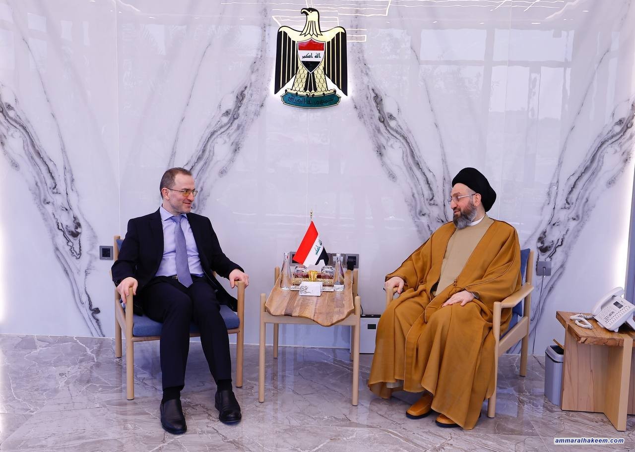 Sayyid Al-Hakeem Meets Russian Ambassador, Stresses Economic Reform, Upcoming Elections