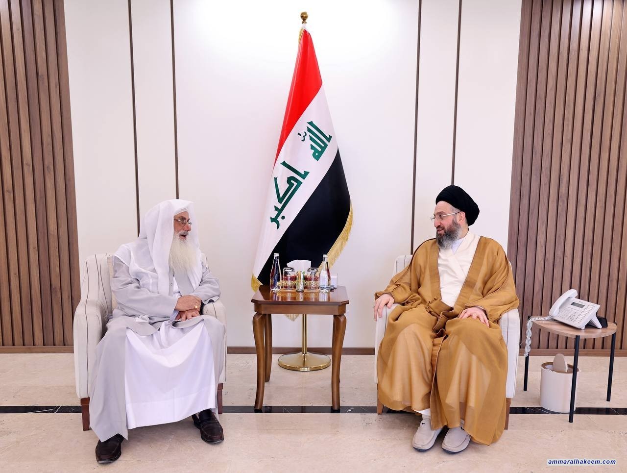 Sayyid Al-Hakeem Discusses Diversity, Positive Coexistence Importance with Mandaean Community Head