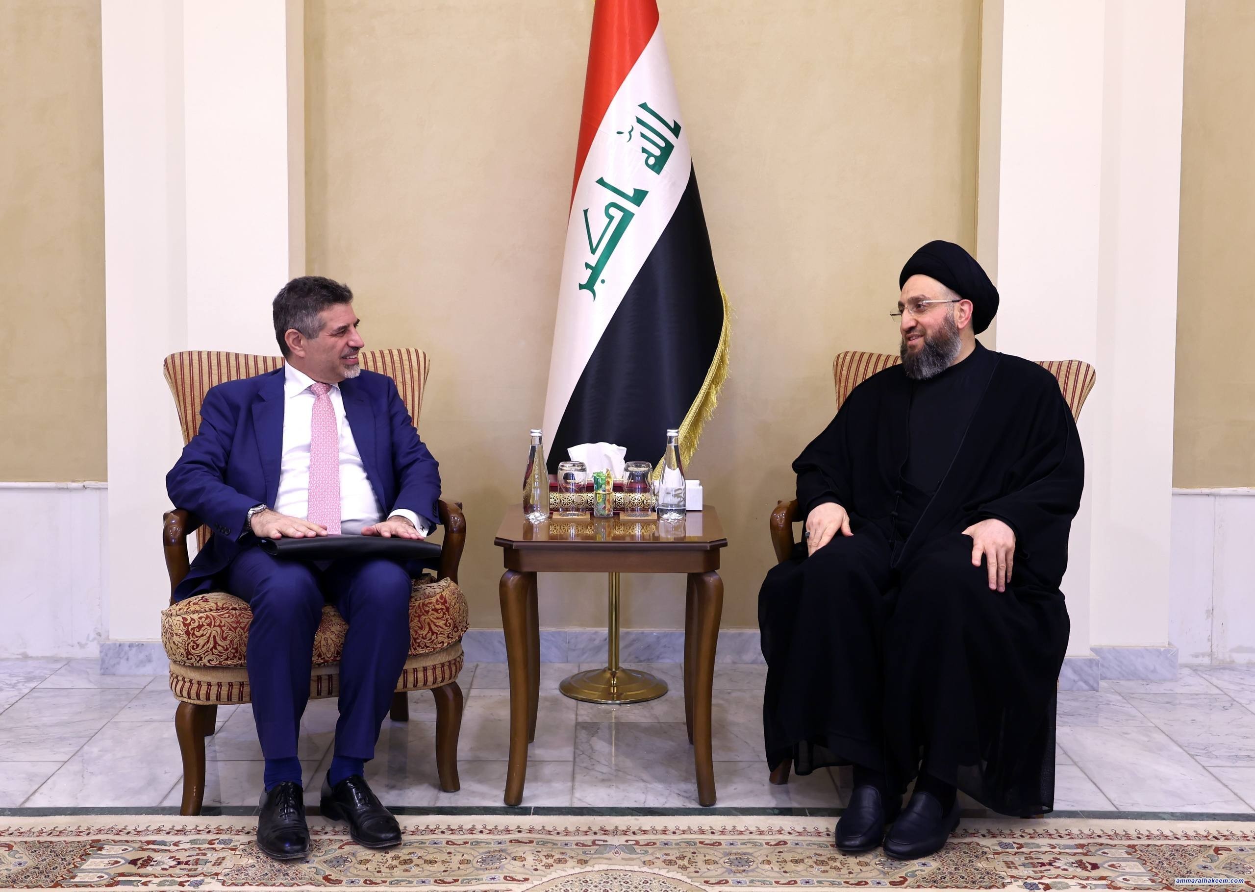 Sayyid Al-Hakeem Receives U.S. Embassy Chargé d’Affaires, Reaffirms Iraq’s Commitment to Balanced, Sovereignty-Respecting Relations