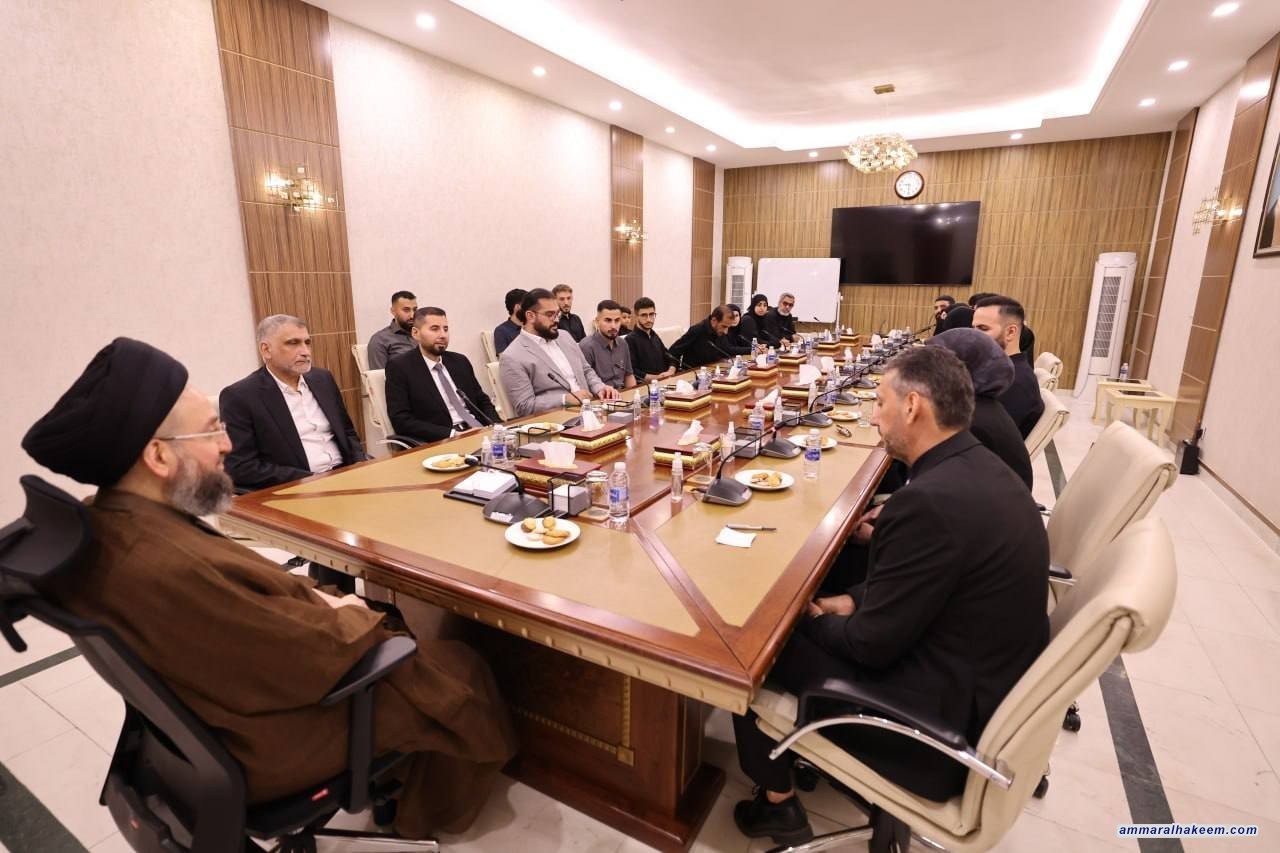 السيد الحكيم يلتقي عدداً من أبناء الجالية العراقية الوافدين لزيارة الأربعين ويؤكد أهمية تعزيز التواصل مع الداخل