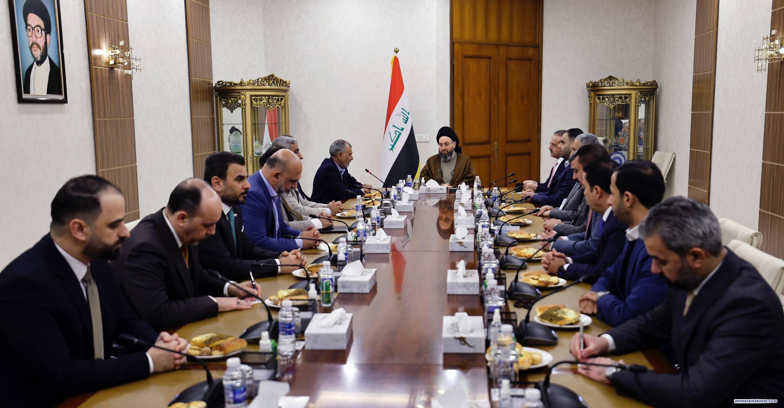 Sayyid Al-Hakeem Receives NSPA’s Parliamentary Bloc, Affirms Activating Monitoring, Legislative Roles, Support Local Governments