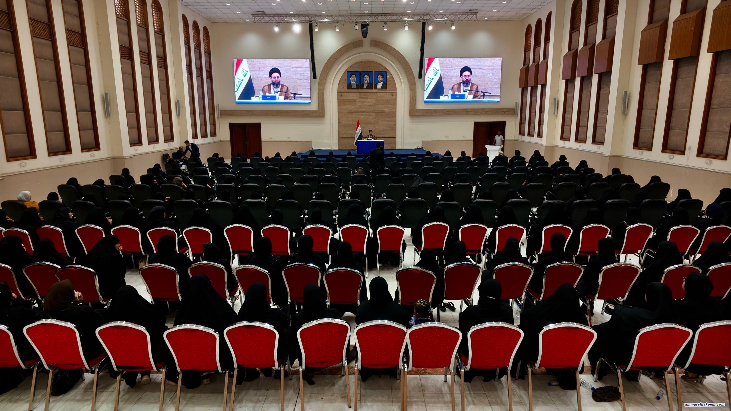 السيد الحكيم: مشروع الحكمة تنمية وطن واستقرار بلد وازدهار مجتمع.. والتعريف برسالته مسؤولية أبنائه وبناته