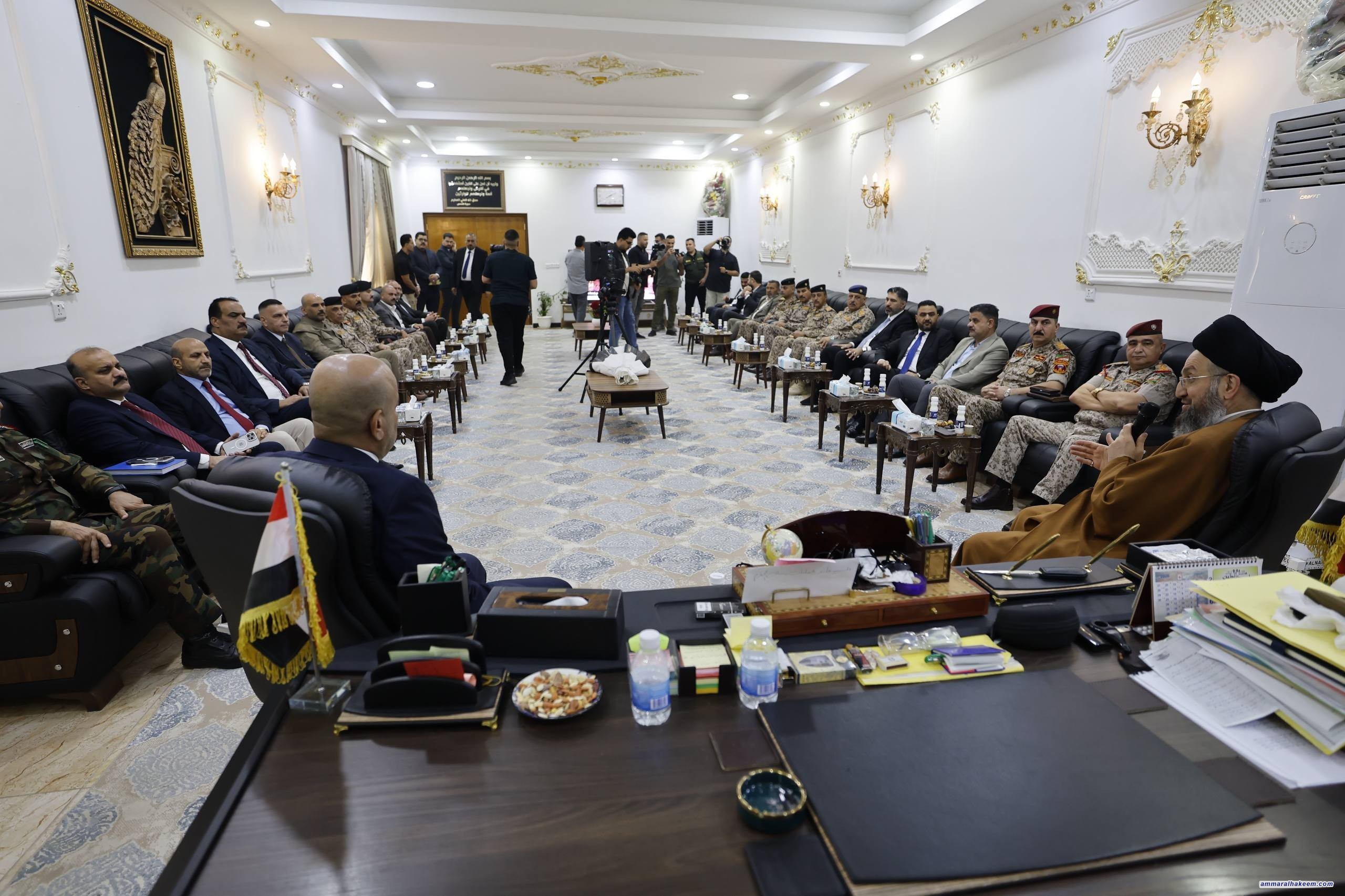 السيد الحكيم يشدد على اليقظة الأمنية بعد انتهاء مهام التحالف الدولي وملاحقة الخلايا الإرهابية