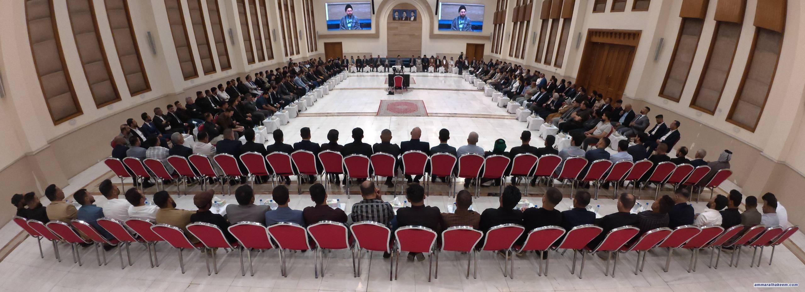 السيد الحكيم يلتقي قيادات تيار الحكمة في الجنوب ويؤكد عمق العلاقة بالمشروع