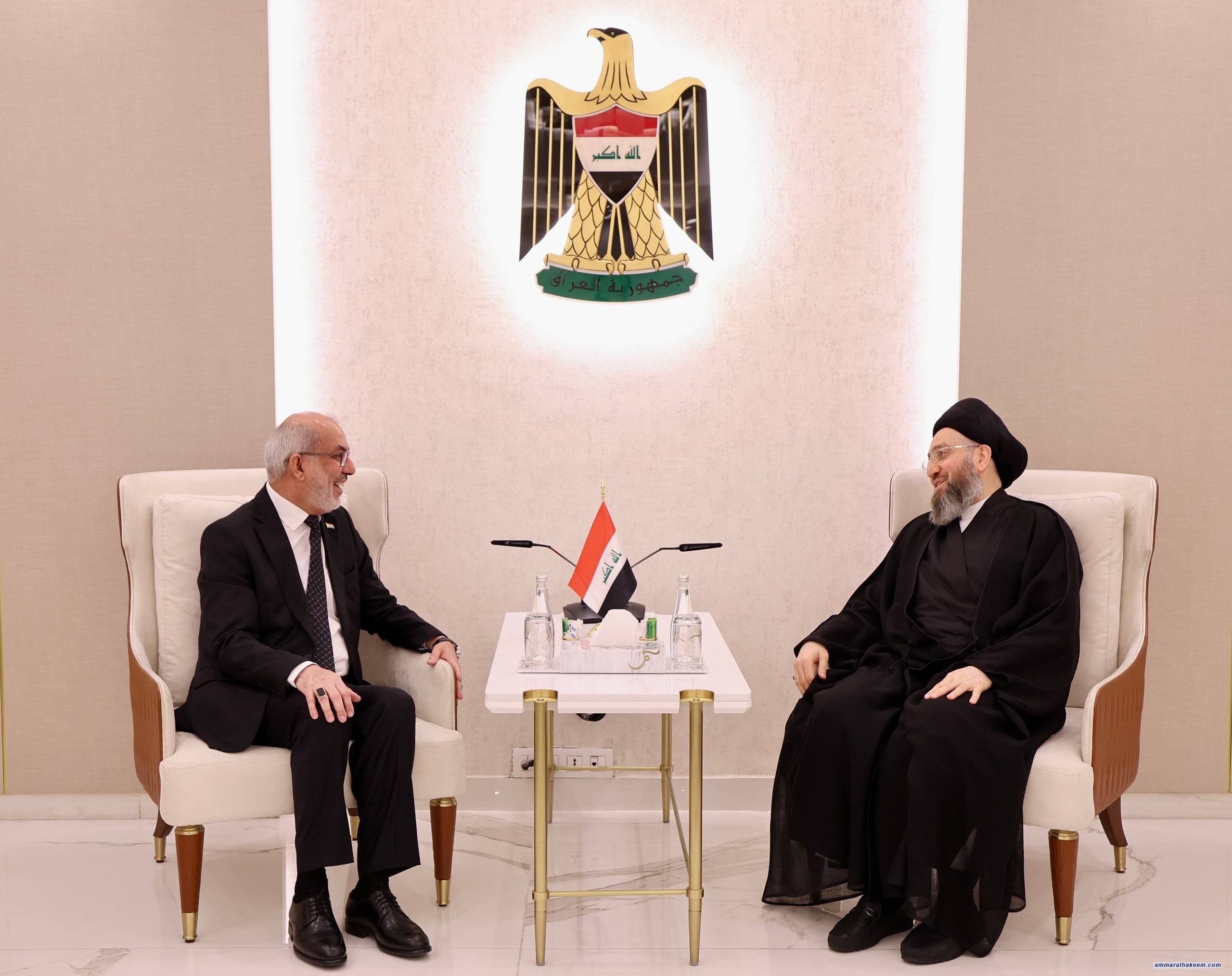 السيد الحكيم يدعو إلى تنويع منافذ التصدير والشروع بالمشاريع الاستراتيجية