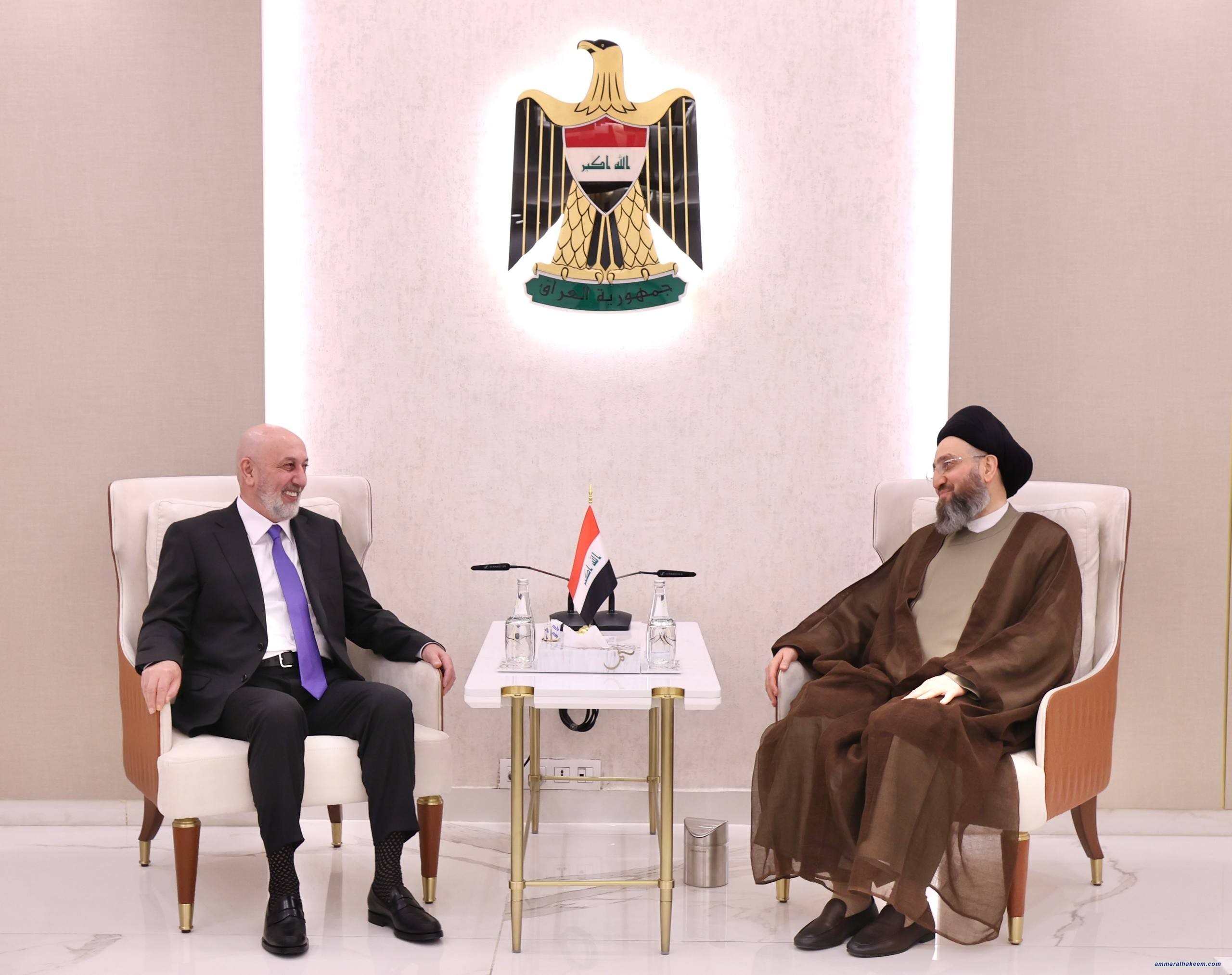 السيد الحكيم يؤكد مع رئيس الجمهورية دعم تكليف الزيدي وتسريع تشكيل حكومة كفوءة لمواجهة التحديات