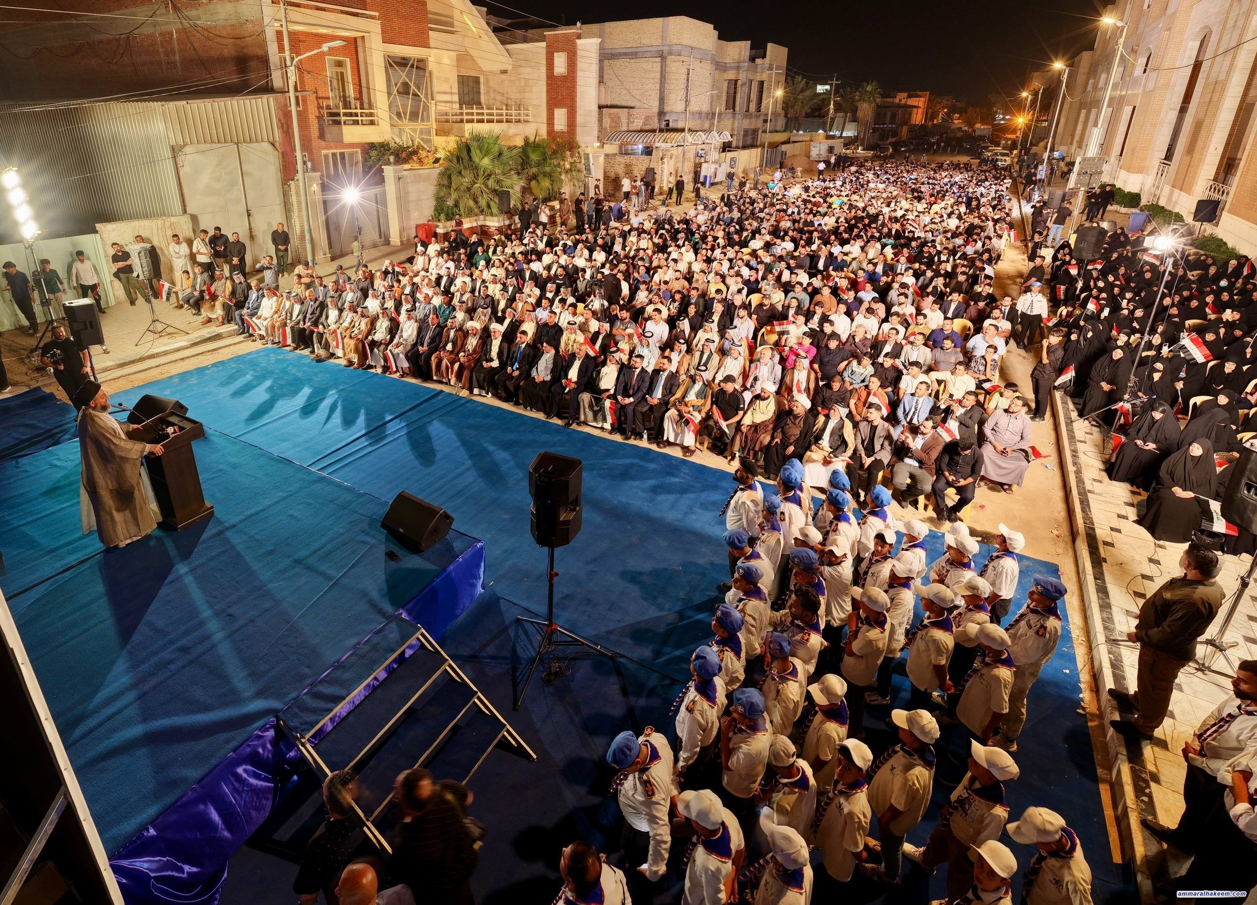 السيد الحكيم يؤكد أهمية الحفاظ على إرث المشروع والاعتزاز برموزه وتاريخه
