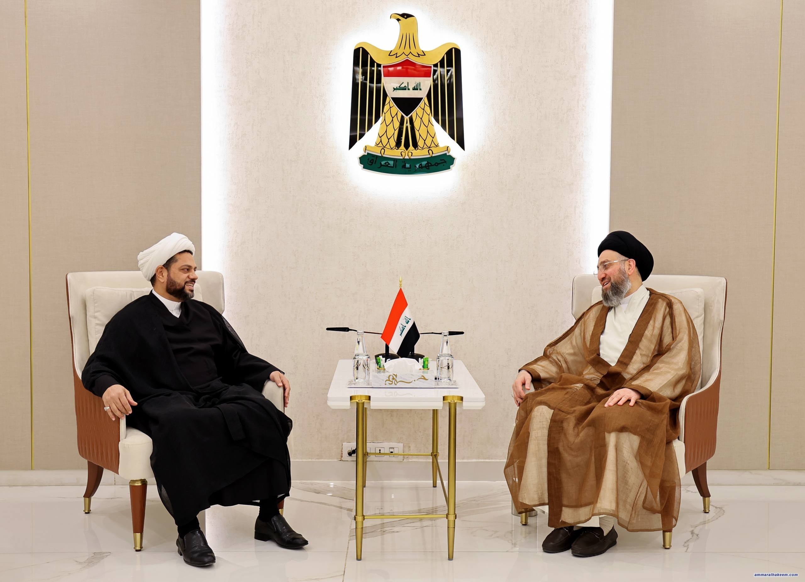 السيد الحكيم: ملف حصر السلاح قضية عراقية تُعالج بالحوار والتفاهم
