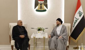 Sayyid Al-Hakeem receives former Prime Minister, discusses political updates