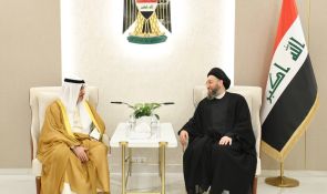 Sayyid Al-Hakeem to Kuwaiti Interior Minister: Pleased to have Iraq host Arab Brethren