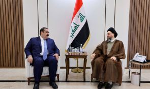 السيد الحكيم يستقبل مثنى السامرائي ويؤكد ضرورة تحويل الوعود الانتخابية إلى برامج عمل