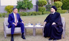 السيد الحكيم يستقبل محافظ البصرة ويؤكد ضرورة الالتزام بالتوقيتات الدستورية لتشكيل الحكومة