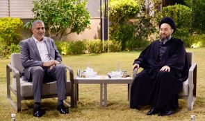 السيد الحكيم يؤكد لوفد الجهاد والبناء أهمية الالتزام بالتوقيتات الدستورية وتغليب المنهج على الأسماء في تشكيل الحكومة المقبلة