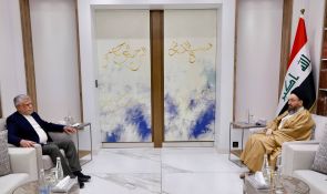 Sayyid Al-Hakeem Receives Hadi Al-Amri, Affirms Stability, Coordination Framework Unity Preservation