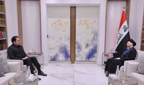السيد الحكيم يؤكد  إنهاء الفراغ السياسي في العراق ويدعو لوقف التصعيد ضد إيران
