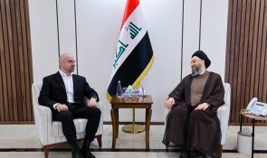 السيد الحكيم يؤكد مع الاستاذ بافل طالباني حسم الاستحقاقات وتشكيل حكومة كاملة الصلاحيات وتعزيز الحوار لاستقرار العراق والمنطقة