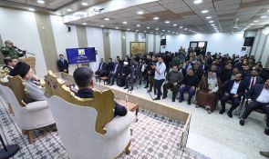 السيد الحكيم يؤكد أهمية الحشد الشعبي كجزء من المنظومة الأمنية العراقية