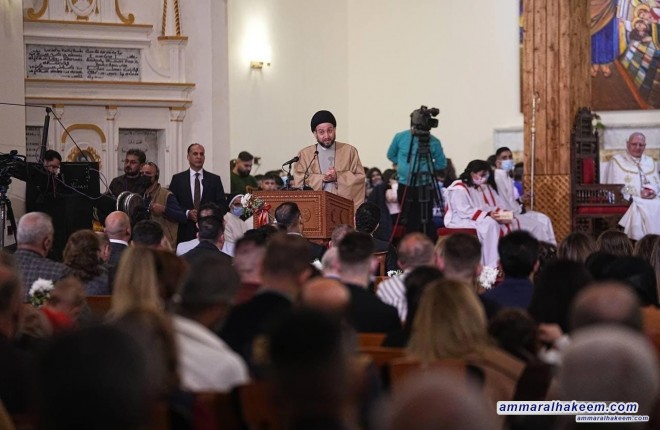 Sayyid Al-Hakeem congratulates Christians over Christmas day, calls for voluntary return of immigrants