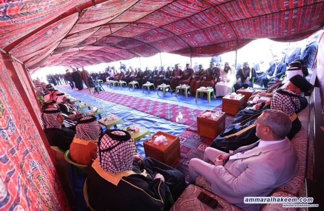 سەماحەتی حەكیم چاوی بە شێخ و پیاوە دیارەكانی بەسرە دەكەوێت و  دووپات دەكاتەوە كە گرنگە سەقامگیری پارێزراو بێت و گەشەپێدانیش پتەوتر بكرێت