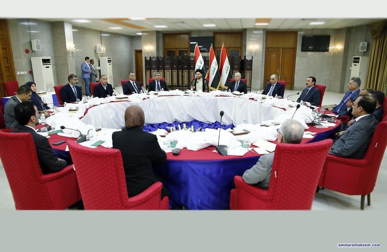 The Reform and Reconstruction Alliance first institutionalization step unanimously elect Sayyid Ammar al-Hakim as president