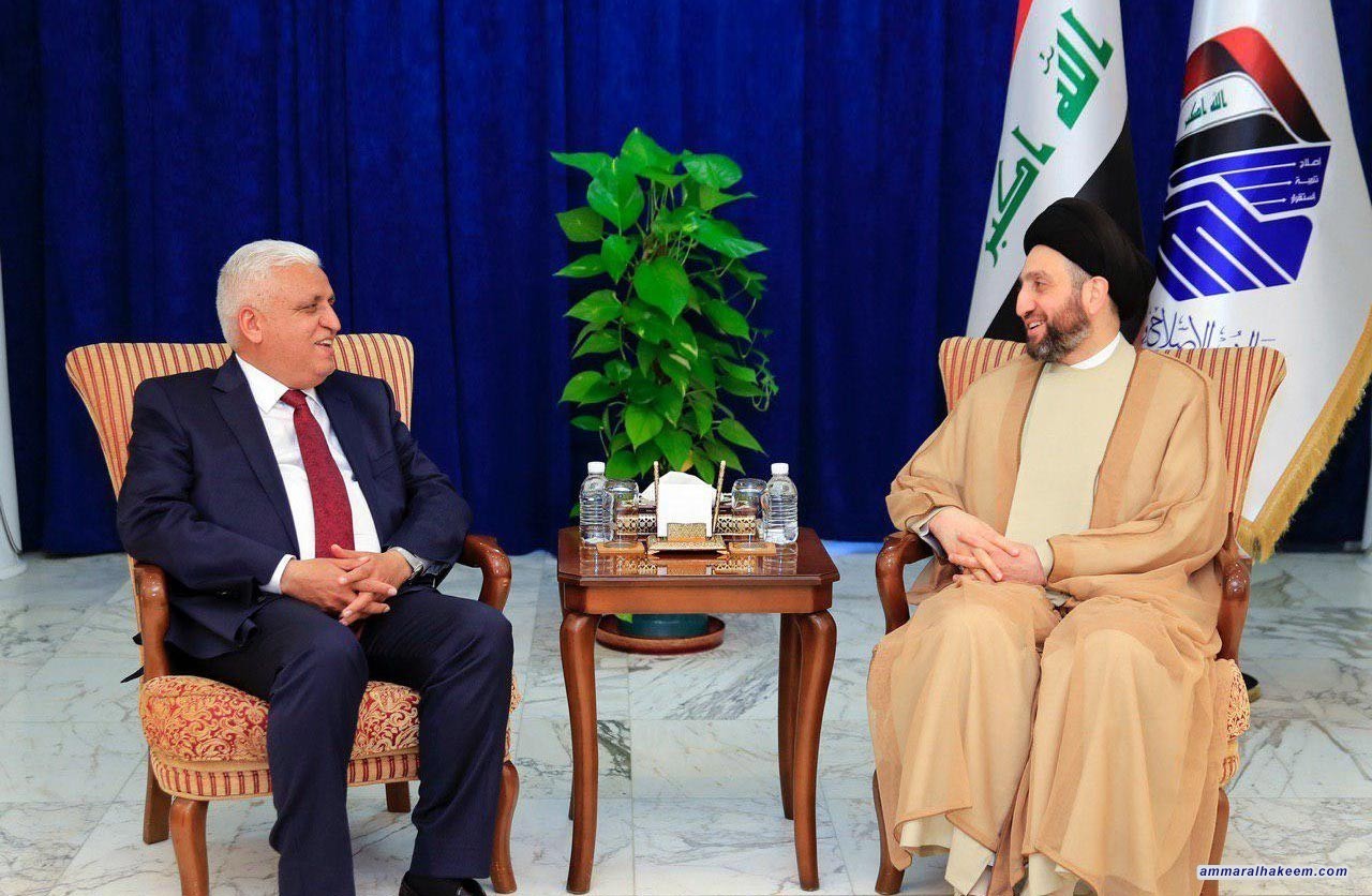 Sayyid Ammar al-Hakim receives al-Fayadh and stresses the need to maintain community security
