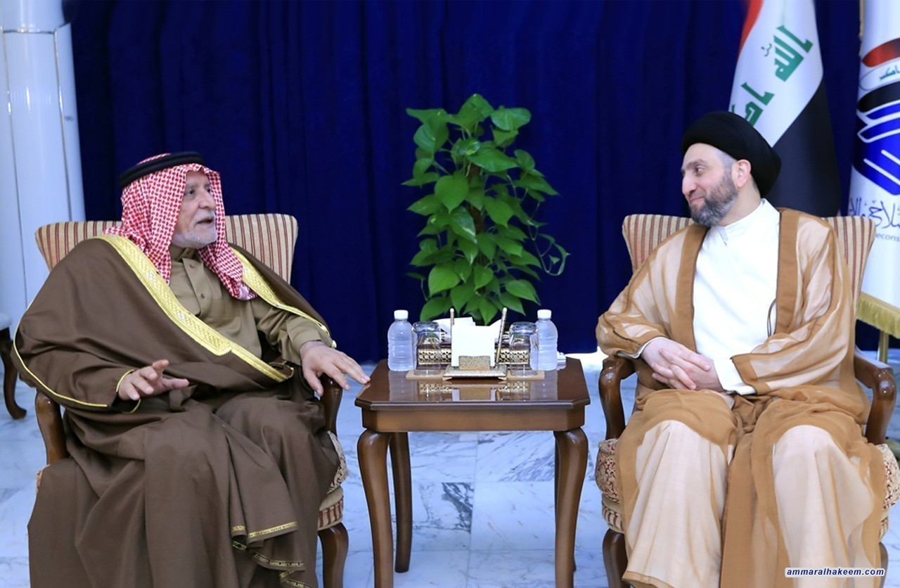 Sayyid Ammar al-Hakim with Humaim to discuss the role of the religious institution in promoting social harmony