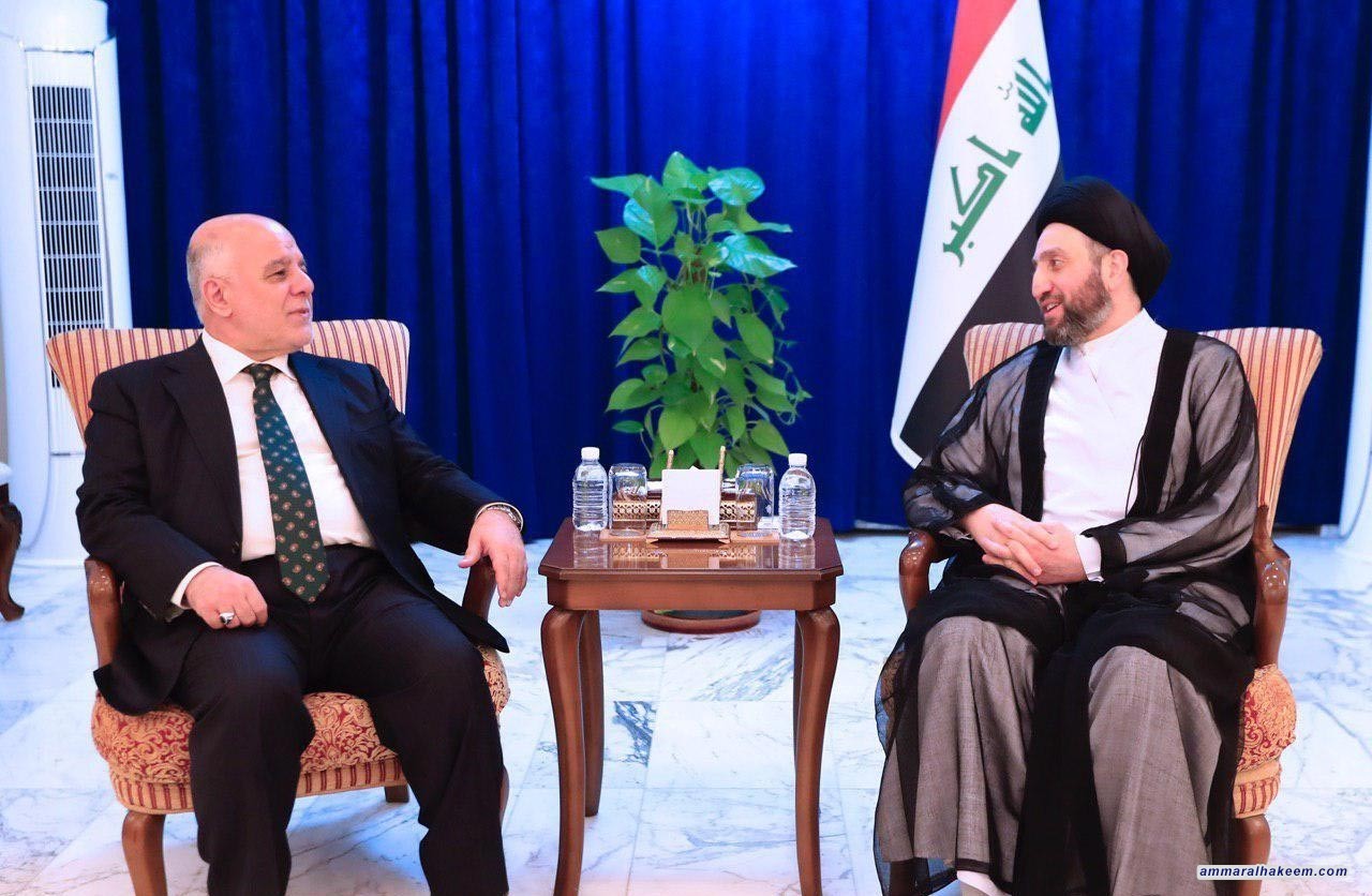 Sayyid Ammar al-Hakim receives Abadi to discuss opposition and maintain the achievements