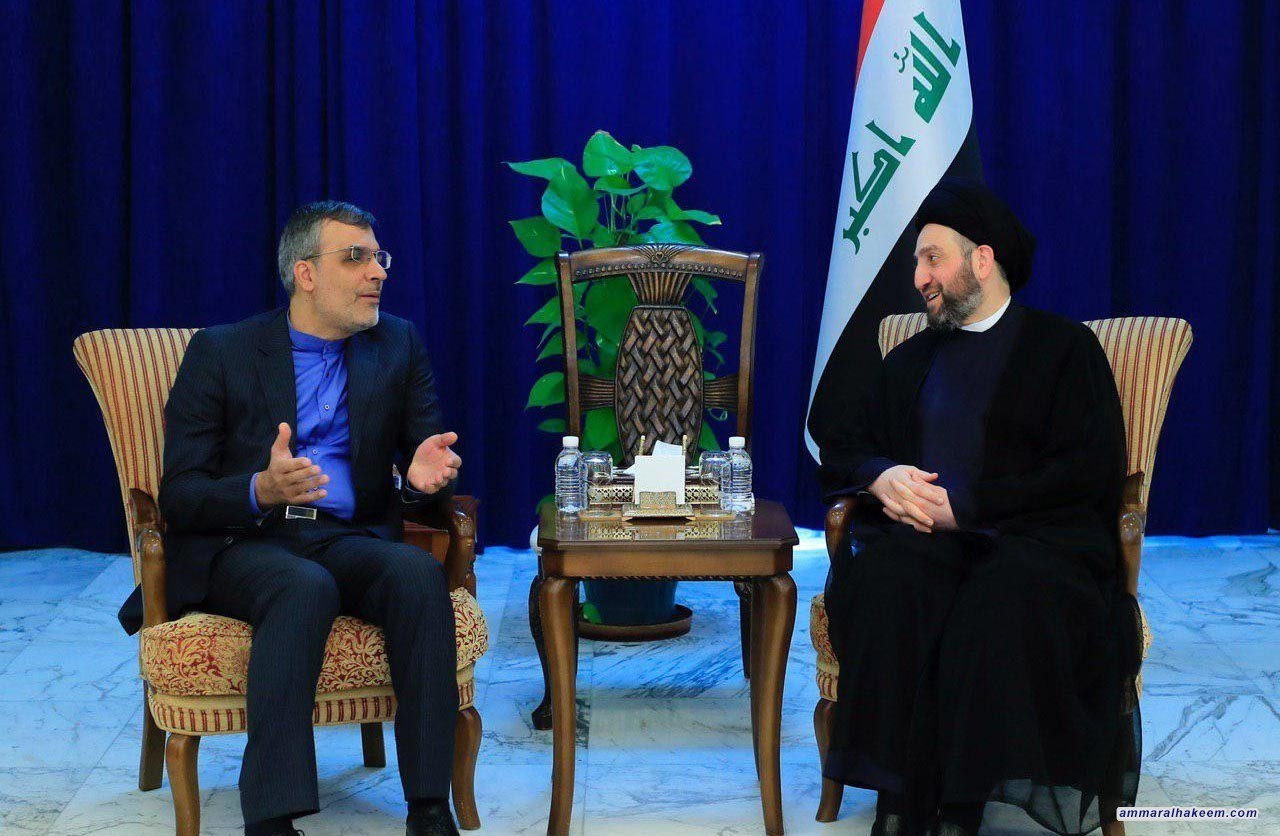 السيد عمار الحكيم يستقبل حسين جابري معاون وزير الخارجية الايرانية