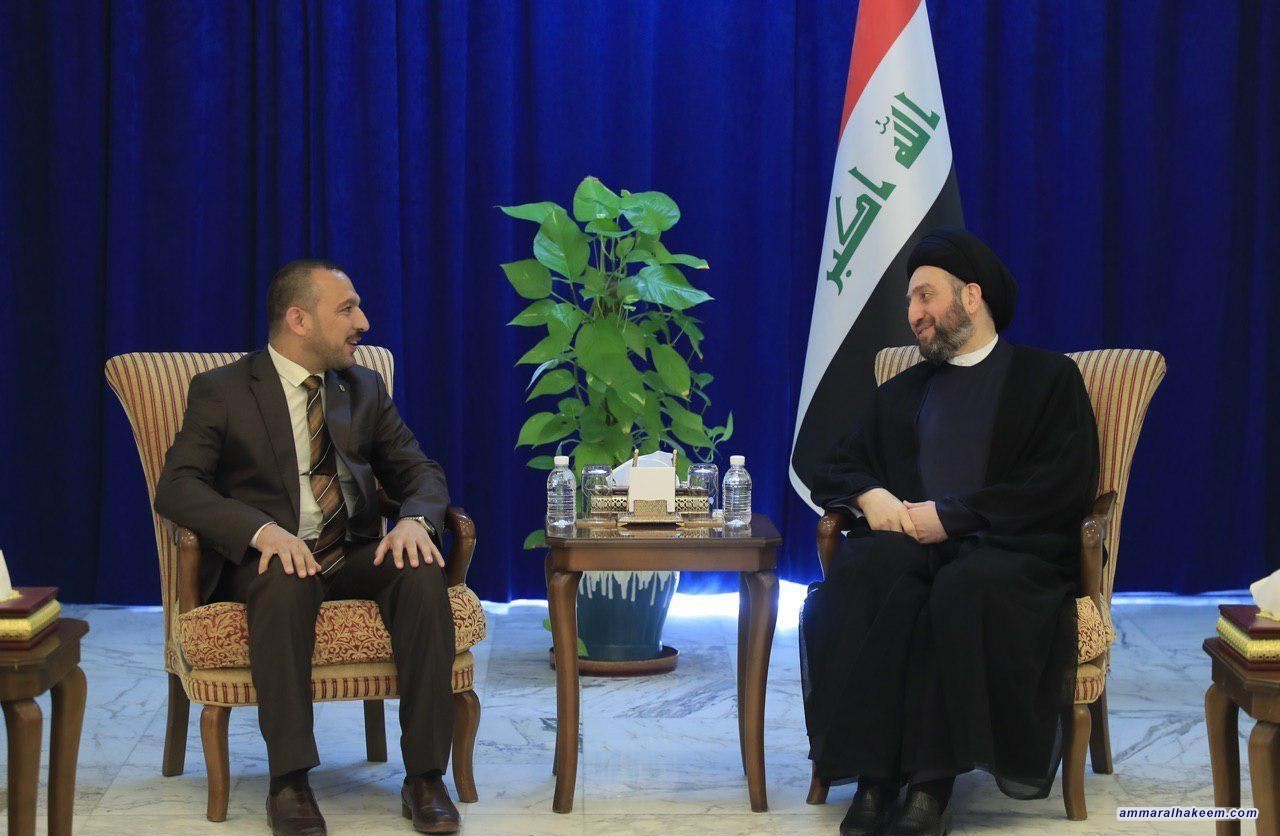 Sayyid Ammar al-Hakim praises the heroic and historical role of the people of Balad district