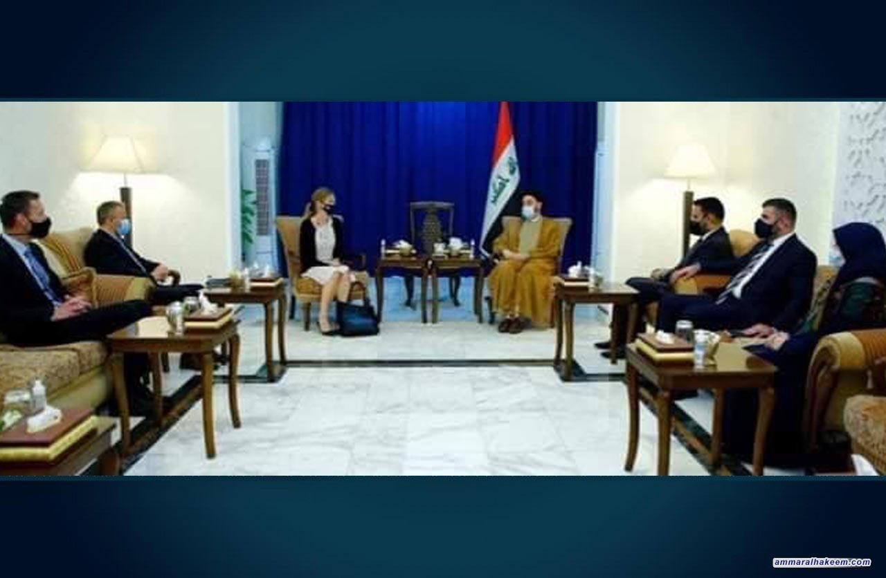 Sayyid Ammar Al-Hakeem Discusses With Norwegian Ambassador Bilateral Relations, Iraq’s regional Roles