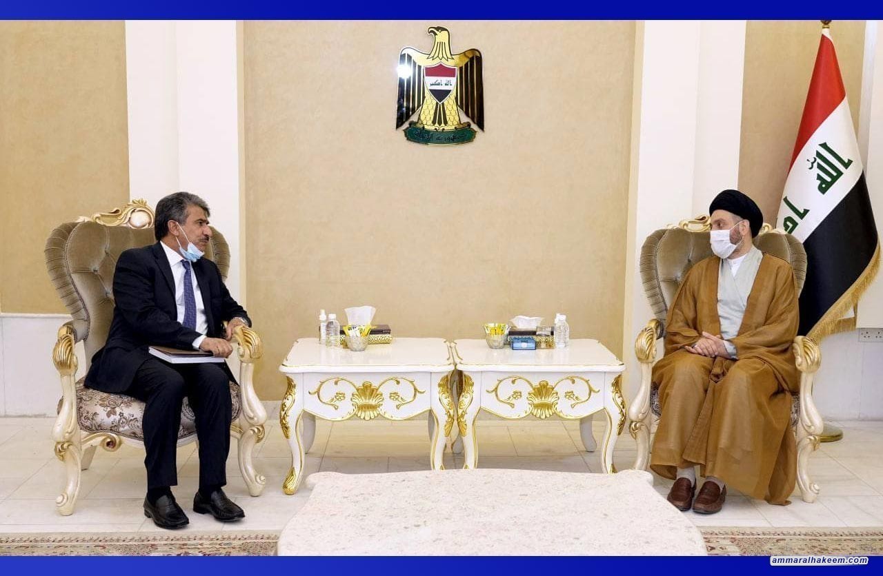 Sayyid Ammar Al-Hakeem discusses political scene, bilateral relations with Kuwaiti Ambassador