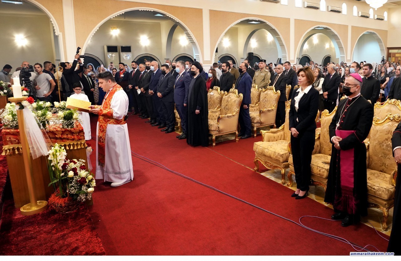 Sayyid Al-Hakeem attends consecrating Father Daniel Al-Khoury as Bishop of Iraq ceremony